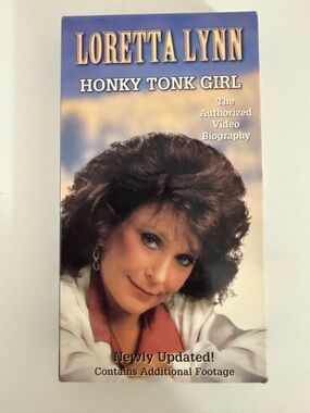 Loretta Lynn Honky Tonk Girl VHS Authorized Biography